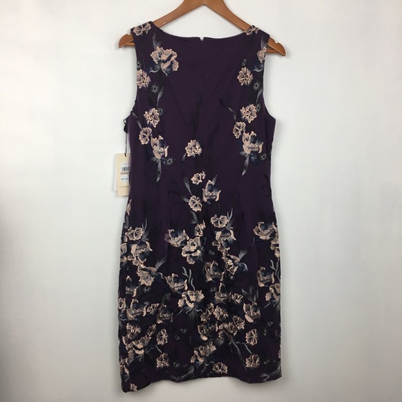 Ivanka Trump Purple Embroidered Dress - Picture 4 of 4